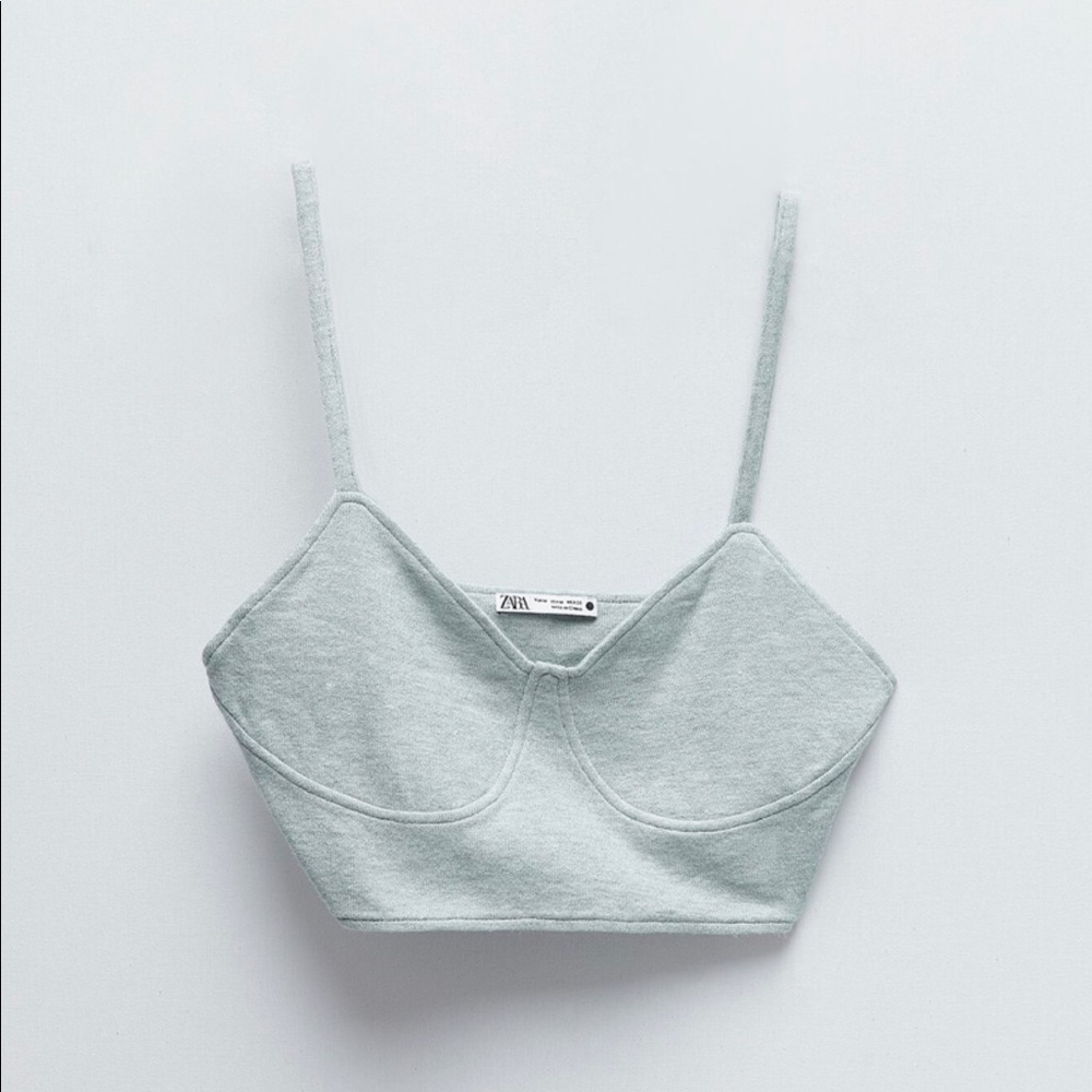NWT ZARA CROPPED TOP